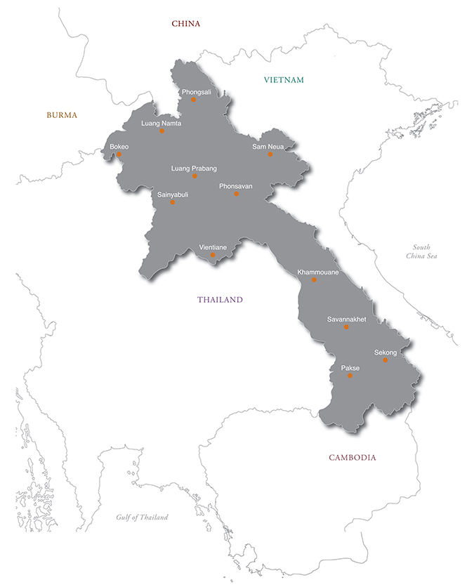 Map-Laos